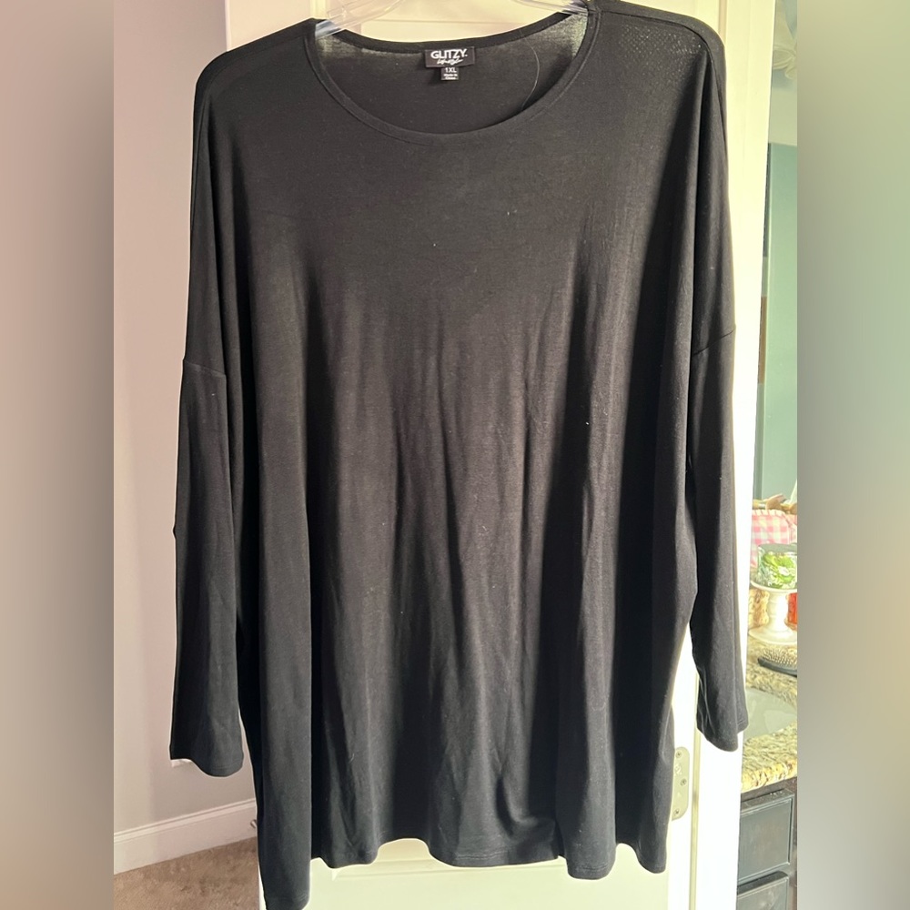Long sleeve tunic length tshirt